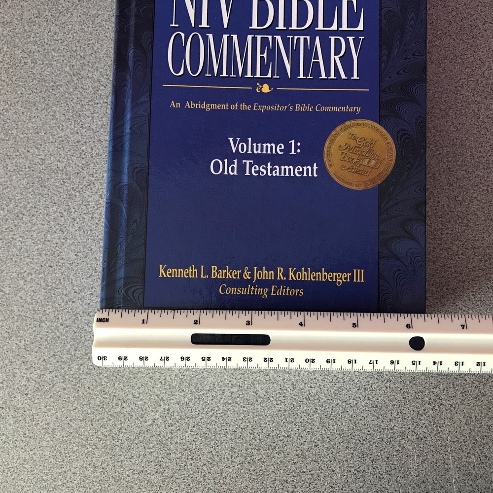 Zondervan NIV Bible Commentary Volume 1 Old Testament 1994 Hardcover - Picture 12 of 14